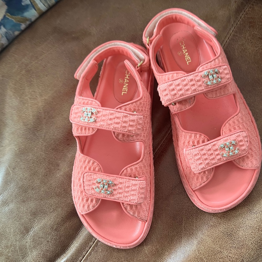 Chanel dad sandals, 2022